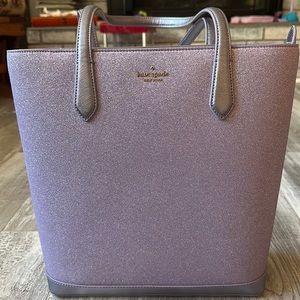 Kate Spade Tinsel Lilac Frost Tote Bag